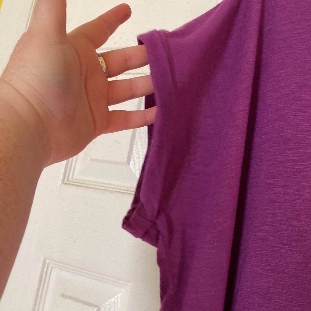 Ava & Viv Purple Tunic Top Size 2X - Picture 5 of 7